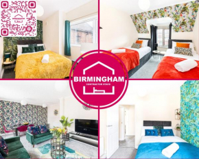 Coleshill 3 bed Duplex by BHX, NEC and HS2- 3 Bedrooms with 4 Separate Beds - Flexible and Long Stays Available